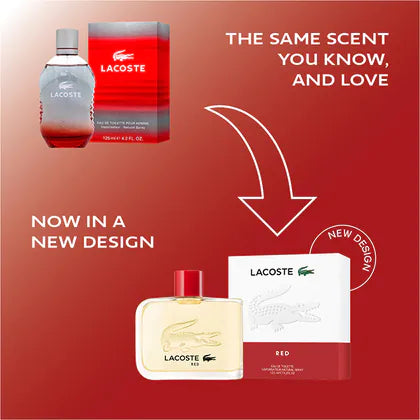 Lacoste Red Eau de Toilette 125 ml para Hombre